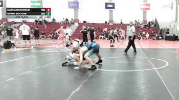 135 lbs 3rd Place - Jack Malinconico, Poway vs Gianni Bottone, Charleston Rtc