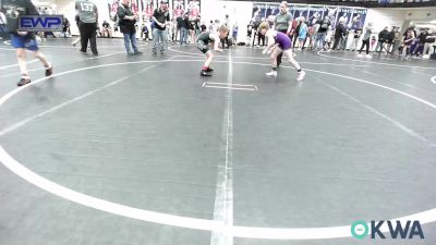 80 lbs Round Of 16 - Lane Voyles, Westmoore Wrestling vs JP Cooper, Bristow Youth Wrestling