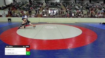 125-130 lbs Consolation - Daniel Ortiz, Coweta Cobras Wrestling Club vs Slade McBryde, Rockmart Takedown Club