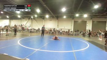50 lbs Quarterfinal - Kashton Kaylor, Team Aggression vs Vincent Jimenez, Grindhouse WC