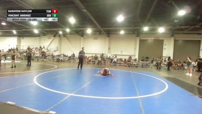 50 lbs Quarterfinal - Kashton Kaylor, Team Aggression vs Vincent Jimenez, Grindhouse WC