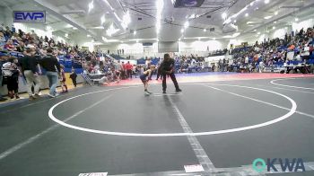 46 lbs 5th Place - Braylyn Grigg, Tulsa Blue T Panthers vs Drew Price, Team Tulsa Wrestling Club