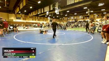 165 lbs Cons. Round 5 - Nathan Mun, La Costa Canyon vs Nick Tatar, Palm Desert