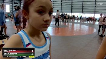 50 lbs Finals (8 Team) - Una Furgeson, Tazmanian Devils vs Lily Lakhlani, Foxfire