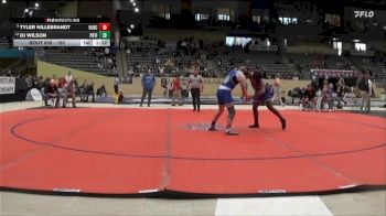 190 lbs Quarterfinal - Tyler Hillebrandt, Oldham County vs DJ Wilson, Paducah Tilghman