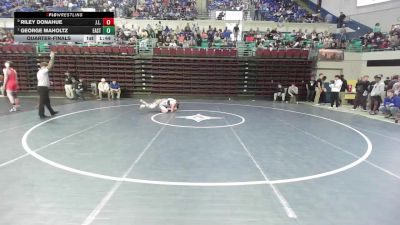 157 lbs Quarterfinal - Riley Donahue, J.L. Mann vs George Maholtz, Eastside