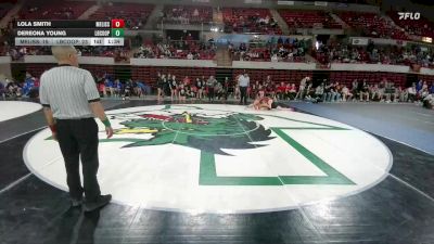 145 lbs Round 3 - 2nd Wrestleback And Semi-finals(16 Team) - Dereona Young, Lubbock Cooper vs Lola Smith, Melissa