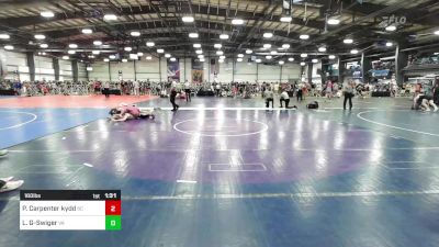 160 lbs Round Of 64 - Pierce-Tate Carpenter Kydd, SC vs Liam Gil-Swiger, VA