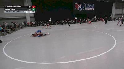 106 lbs Cons. Sub-quarters - Blake Eddy, GI Grapplers vs Tayden Ringstad, Team Nazar Training Center