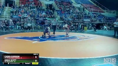 132 lbs Quarterfinals (8 Team) - Drew Scott, W1-Williston vs Caden Everson, E4-Grand Forks Central