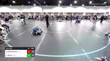 68 lbs Semifinal - Jojo Blankenship, Team CLAY Futures vs Lily Rayne, Team Alpha Miami
