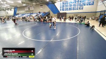 45-48 lbs Round 2 - Lincoln Elliott, Payson Lions Wrestling Club vs Cohen Blain, Team Prestige