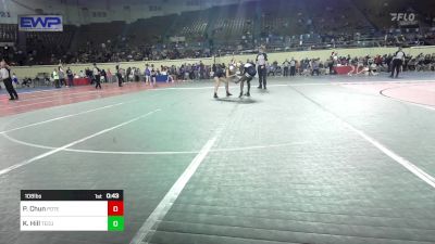 108 lbs Consi Of 16 #1 - Pukiya Chun, Poteau vs Kianna Hill, Tecumseh