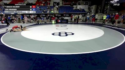 105 lbs Champ. Rd Of 64 - Grace Halbert, OK vs Liza Krueger, SD