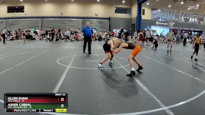 100 lbs Round 6 (8 Team) - Allen Dunn, Full Circle vs Asher Cabral, Mat Assassins Red