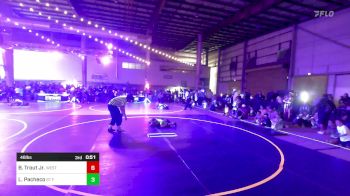 46 lbs Round Of 16 - Brandon Trout Jr., Western Nebraska Elite vs Lorenzo Pacheco, St Francis WC