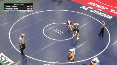 157 lbs Round Of 32 - Bently Evans, Bradford vs Preston Jones, Hamburg