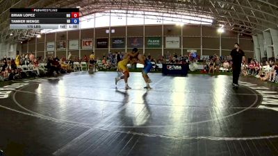 190 lbs Brian Lopez, Maryland vs Tanner Menge, North Dakota