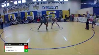 120 lbs Cons. Semi - Bernardo Barnhart, Palmetto Ridge vs Titus Herron, Palm Harbor University