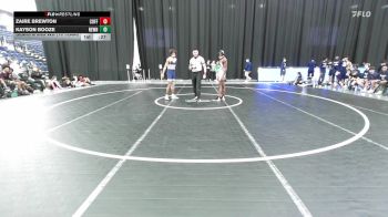 138 lbs Semis & 3rd Wb (16 Team) - Zaire Brewton, Coffee vs Kayson Booze, Newnan