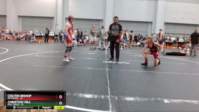 96 lbs Round 3 (10 Team) - Christian Hill, Full Circle vs Colton Bishop, MF Savage