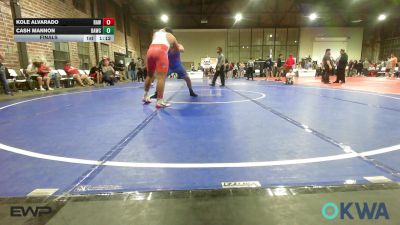 285 lbs Final - Kole Alvarado, Raw Wrestling Club vs Cash Mannon, Broken Arrow Wrestling Club
