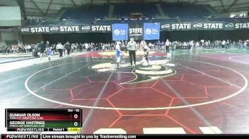 92 lbs Cons. Round 2 - George Hastings, Steelclaw Wrestling Club vs Gunnar Olson, Twin City Wrestling Club
