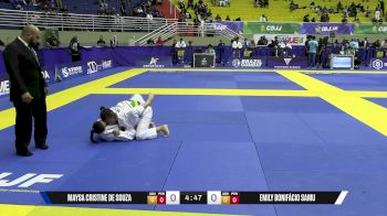 Emily Bonifácio Samu vs Maysa Cristine De Souza 2025 Brasileiro Jiu-Jitsu IBJJF
