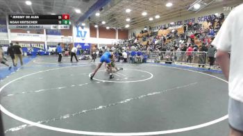 144 lbs Champ. Round 2 - Jeremy De Alba, Bishop Amat vs Noah Kritscher, Thousand Oaks