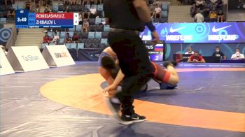 110 kg 1/8 Final - Zurab Romelashvili, Georgia vs Ilia Zhibalov, Russia