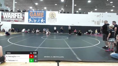 64 lbs Rr Rnd 2 - Gavin Petraglia, Steel Valley Renegades vs Parker Falcone, Mosers Mat Club