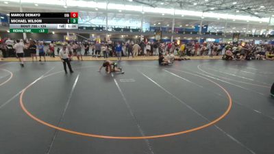 126 lbs Champ. Round 3 - Michael Wilson, Unattached vs Marco DeMayo, Unattached