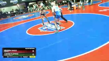 2 lbs Quarterfinal - Carter Fleming, Elbert County vs Braden Sauls, Bremen