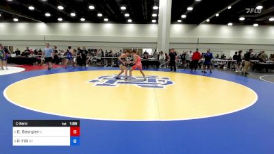 106 lbs C-semi - George Georgiev, Il vs Peter Filli, Ny