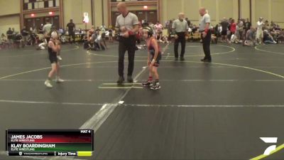 49 lbs Round 1 - Klay Boardingham, Elite Wrestling vs James Jacobs, Elite Wrestling