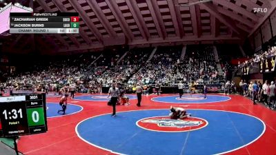 3A-126 lbs Champ. Round 1 - Zachariah Green, Dougherty vs Jackson Burns, LaGrange