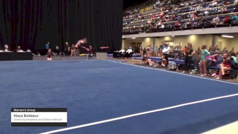 Maya Badeaux - Women's Group, Chow's Gymnastics and Dance Institute - 2021 Women's Xcel Region 4 Championships