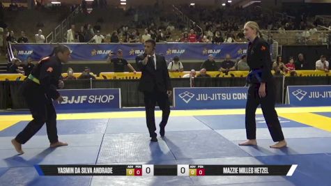 Mazzie Milles Hetzel vs Yasmin Da Silva Andrade 2026 Pan Jiu Jitsu IBJJF Championship