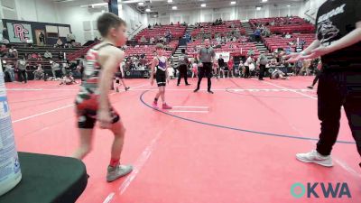 64 lbs Consolation - Eli Remington, Skiatook Youth Wrestling vs Boston Smith, Arkansas City Takedown Club