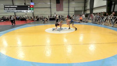 126 lbs Round Of 128 - Chase Martino, NJ vs Dom Simpson, ME