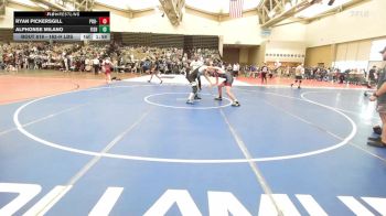 162-H lbs Round Of 32 - Ryan Pickersgill, Pro-ex Wrestling Club vs Alphonse Milano, Fisheye