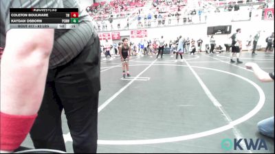 83 lbs Semifinal - Owen Harms, Weatherford Youth Wrestling vs Coleton Boulware, Tuttle Wrestling