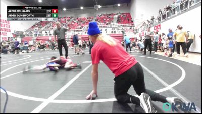 64-67 lbs Rr Rnd 3 - Alivia Williams, Standfast vs Aiden Dunsworth, Smith Wrestling Academy