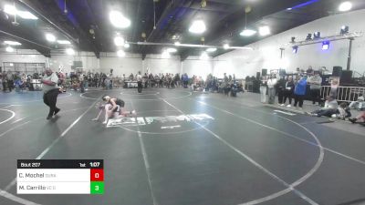 88 lbs Quarterfinal - Carter Mochel, Duran Elite vs Mason Carrillo, VC Outlaws