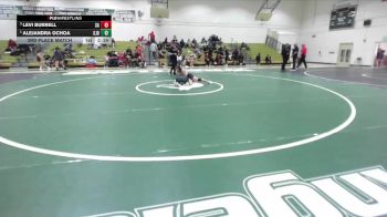 160 lbs 3rd Place Match - Alejandra Ochoa, San Joaquin Delta vs Levi Burrell, Santa Ana College