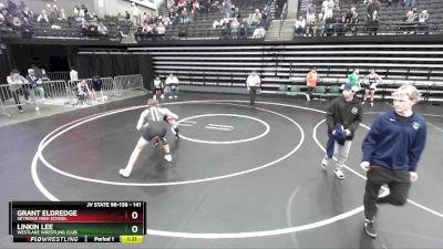 141 lbs Cons. Round 8 - Linkin Lee, Westlake Wrestling Club vs Grant Eldredge, Skyridge High School