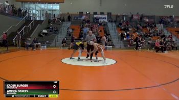 167 lbs Round 3 - Caden Burger, Grissom Hs vs Ammon Stacey, Buckhorn