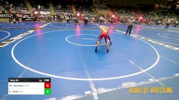 115 lbs Round Of 32 - Maddox Jackson, Claremore Zebras vs Ethan Kelly, Terminator Wrestling Academy