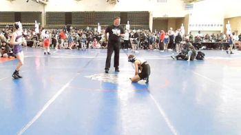 85 lbs Rr Rnd 5 - Greyson Penman, All I See Is Gold Academy Stripes - ESC vs Aria Bushaw, Cunliffes Corner Tan - ESC