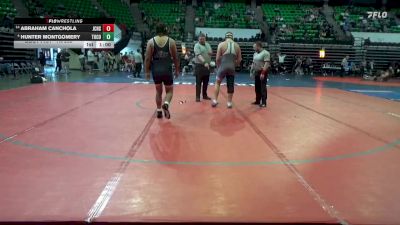 7A 285 lbs Cons. Round 2 - Abraham Canchola, James Clemens HS vs Hunter Montgomery, Tuscaloosa County